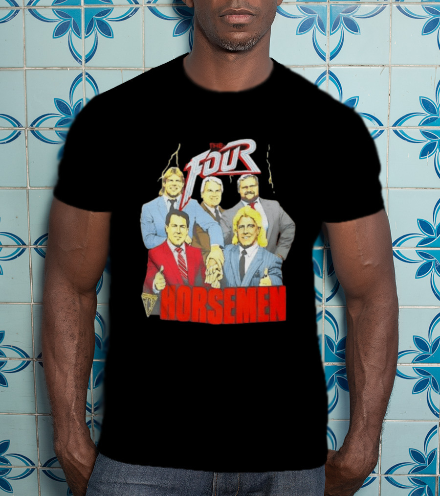 The Four Horsemen Jim Crockett Promotions Stylin Collection T-Shirt