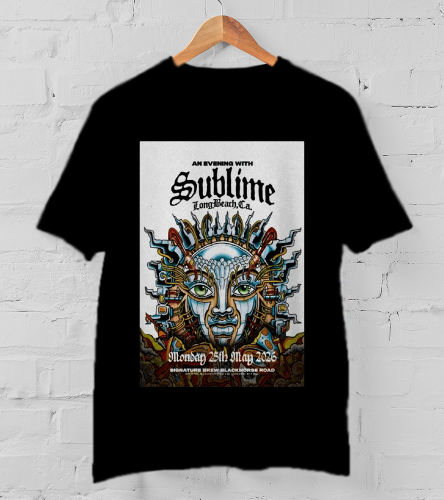 An Evening With Sublime Signature Brew Blackhorse Road Long Beach CA May 25 2026 T-Shirt