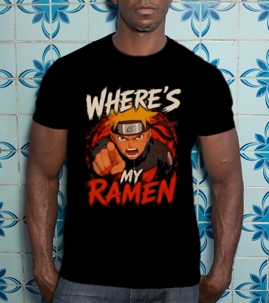Where's My Ramen Naruto T-Shirt