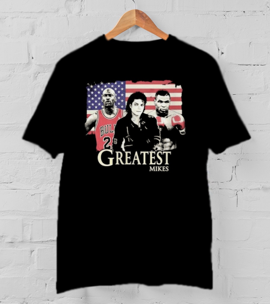 Greatest Mikes Jordan Jackson Tyson American Flag 2026 T-Shirt