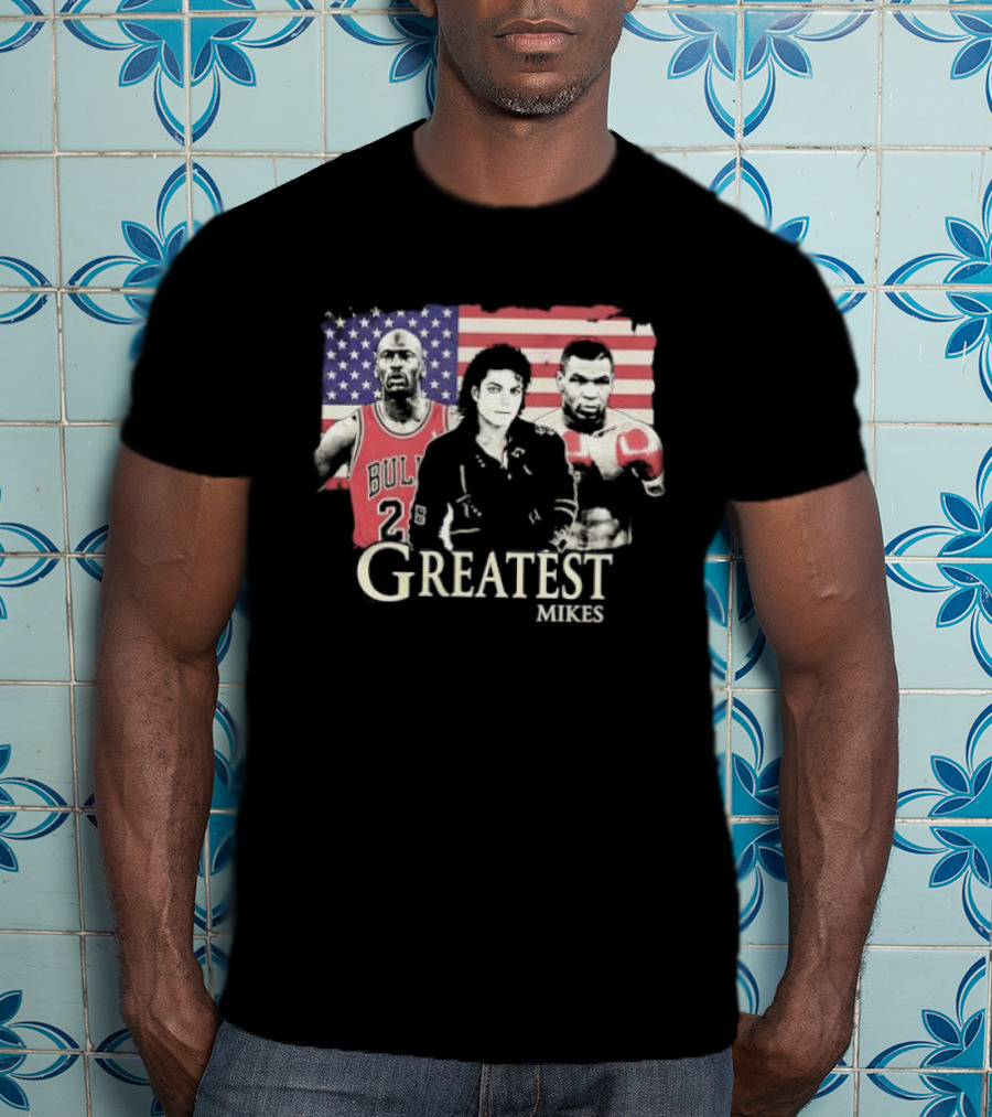 Greatest Mikes Jordan Jackson Tyson American Flag 2026 T-Shirt