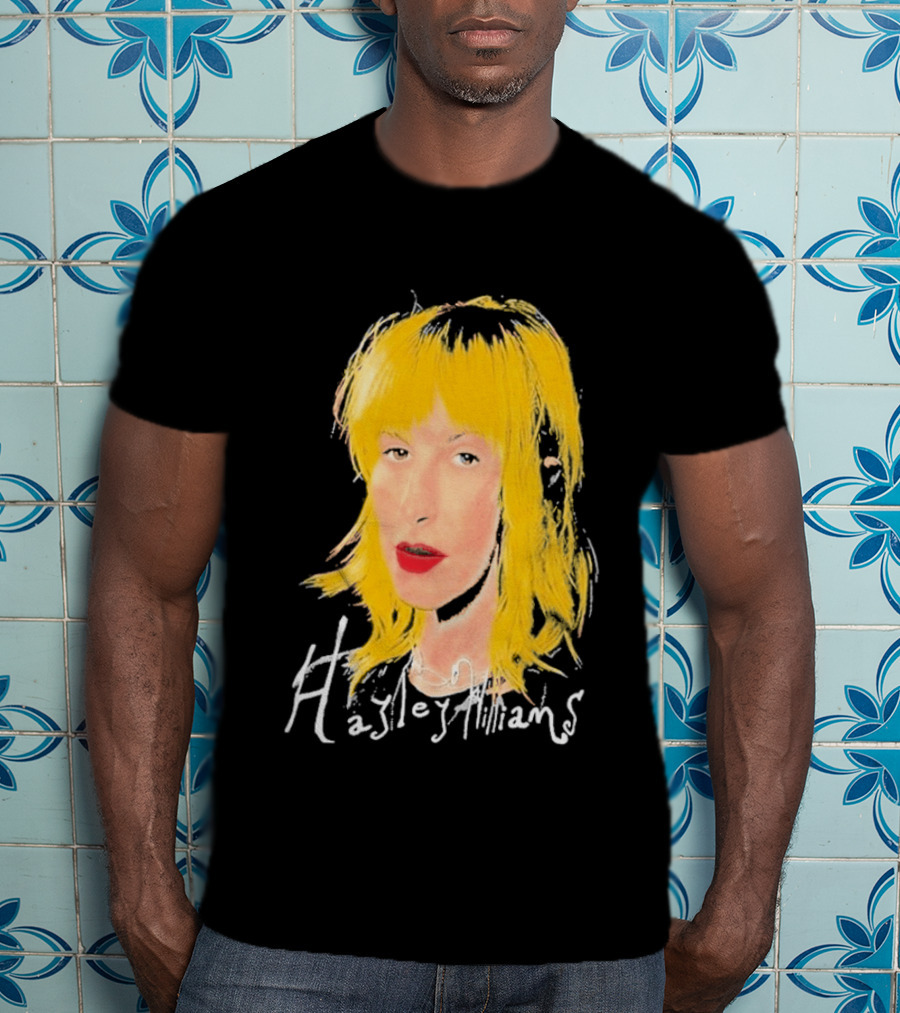 Hayley Williams 2026 Blonde Hair Red Lips T-Shirt