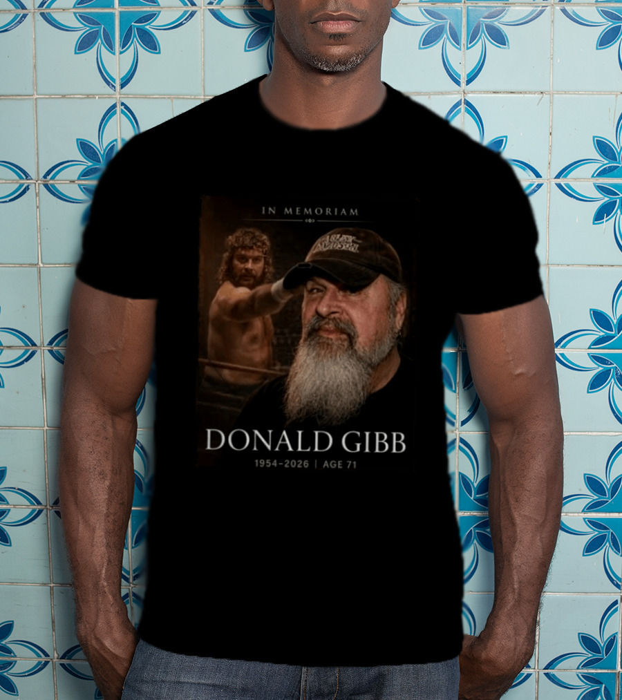 In Memoriam Donald Gibb 1954 2026 Age 71 Tribute With Harley Davidson Hat And Boxing Scene T-Shirt