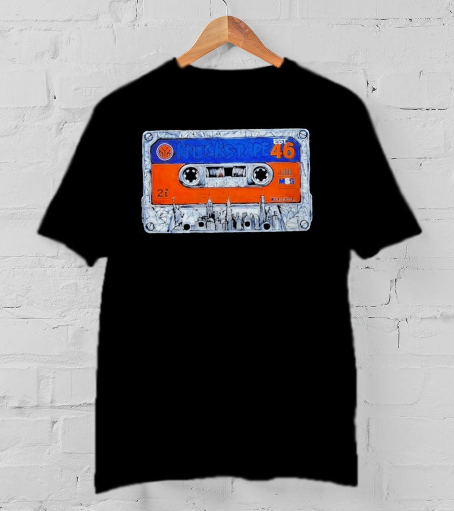 Knickstape New York Knicks EST 46 Cassette MSG Skyline T-Shirt