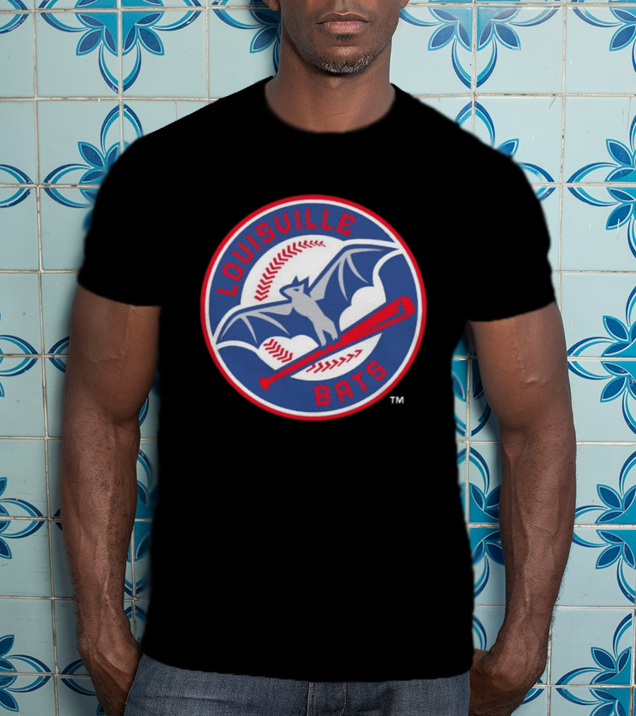 Louisville Bats MiLB Baseball Bat And Flying Bat T-Shirt