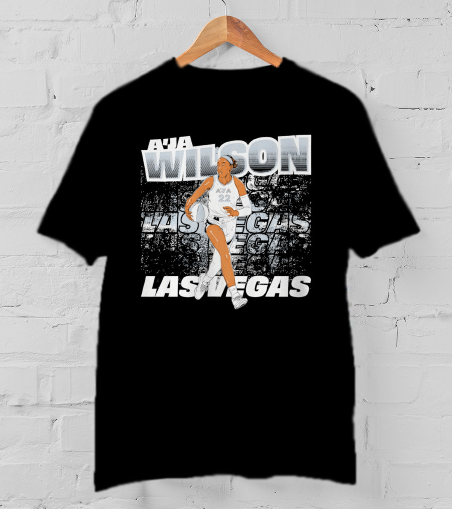 A'ja Wilson 22 Las Vegas Basketball Star T-Shirt