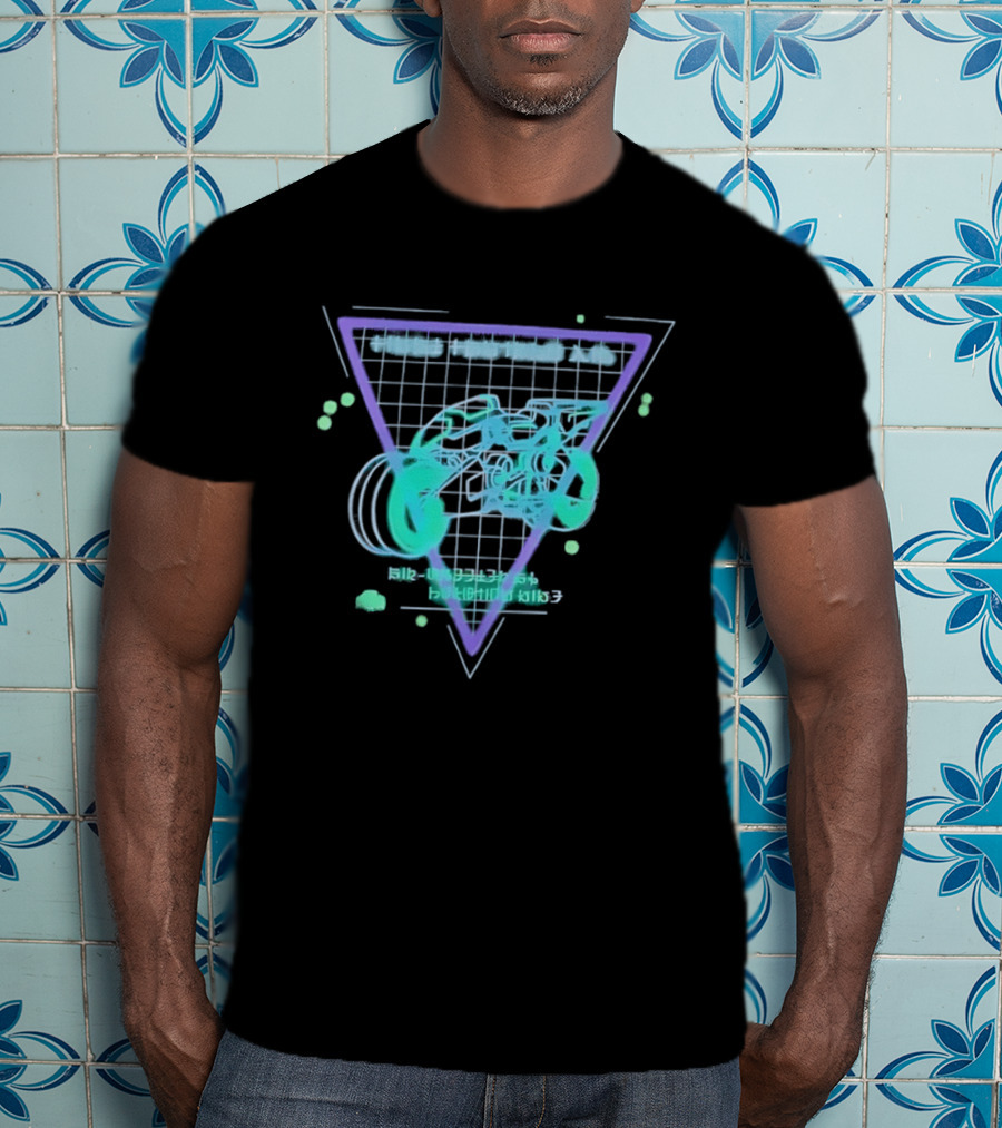 Air Wheeler A9 Final Fantasy XIV Retro Neon Aesthetic T-Shirt