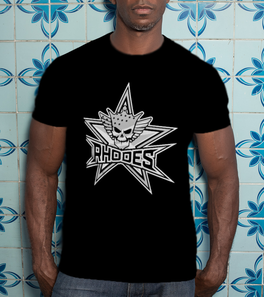 Rhodes Skull Crown Star Crest T-Shirt