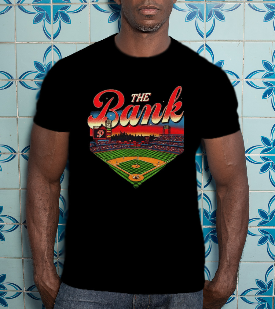 Philadelphia Phillies The Bank Stadium Vintage Baseball T-Shirt