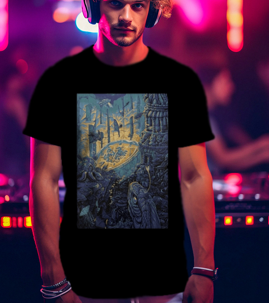 Phish 4 25 2026 Las Vegas NV Underwater Concert T-Shirt