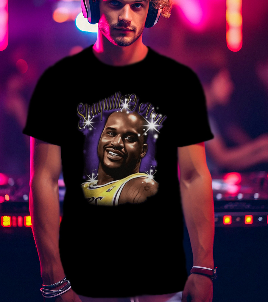 Shaquille O'Neal Los Angeles Lakers Number 34 Twinkle T-Shirt