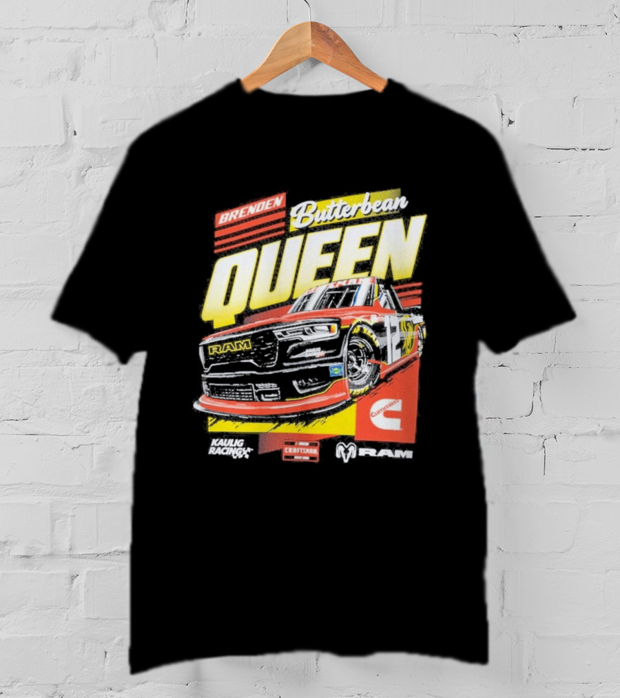 Brenden Butterbean Queen Kaulig Racing Cummins Cottonelle NASCAR Car T-Shirt