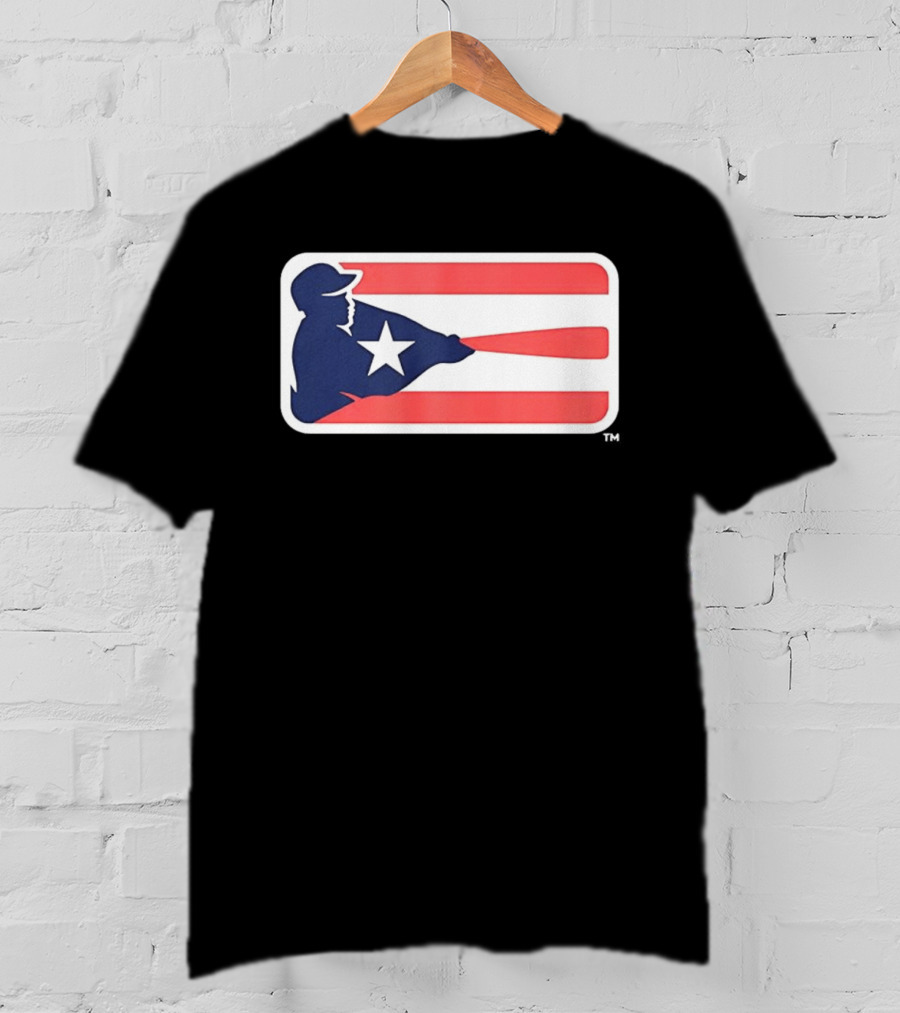 Liga De Béisbol Profesional Roberto Clemente MLB Puerto Rico Flag Baseball Player Star T-Shirt