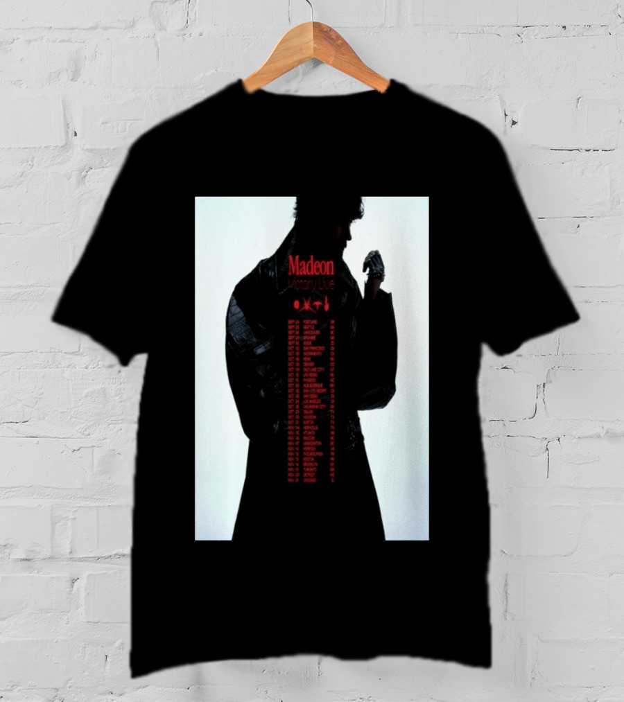 Madeon Victory Live Tour 2026 Portland To Chicago Dates T-Shirt