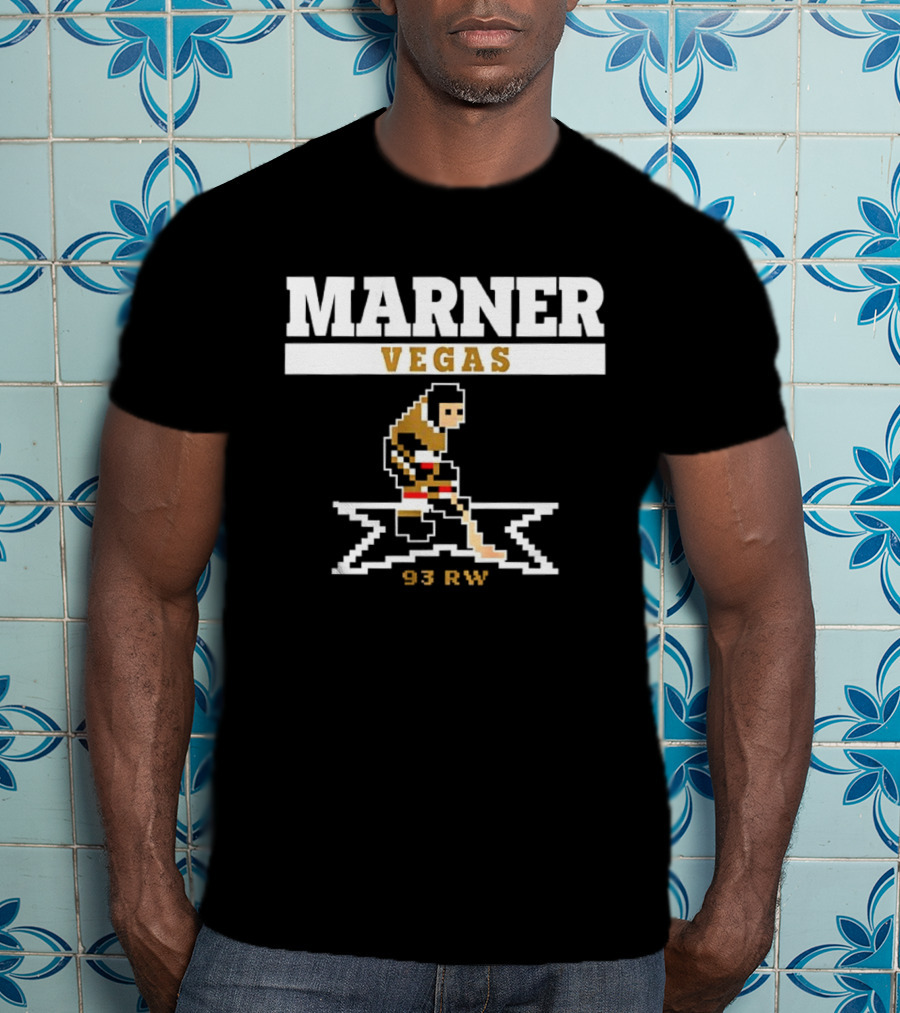 Mitch Marner Vegas Golden Knights NHL 93 RW 8 Bit Hockey T-Shirt