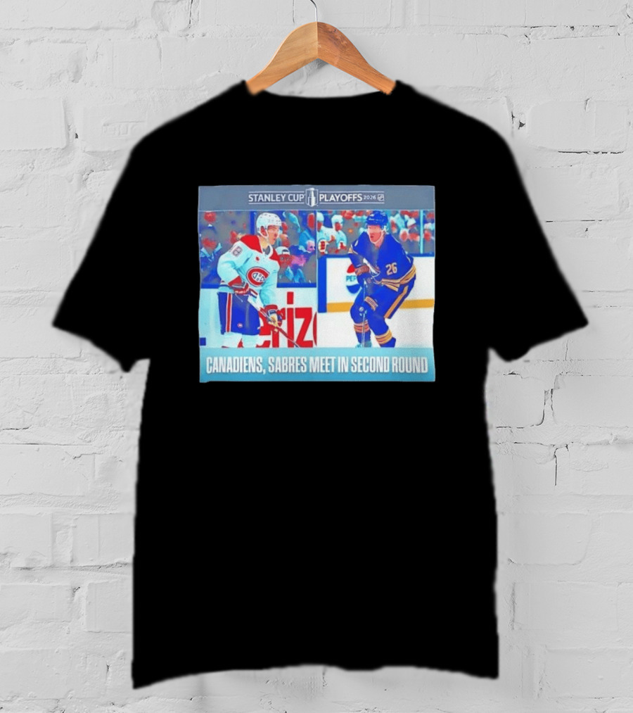 Stanley Cup Playoffs 2026 Canadiens Sabres Meet In Second Round T-Shirt