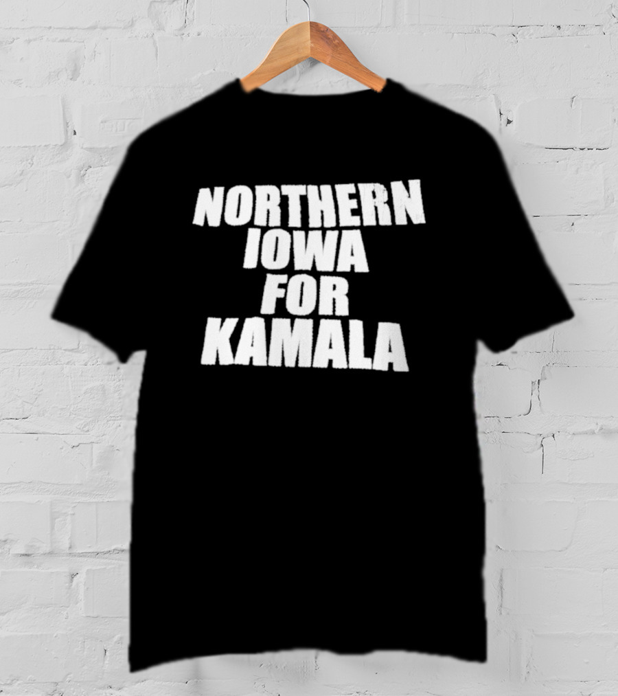 Northern Iowa For Kamala Panthers Supporters T-Shirt