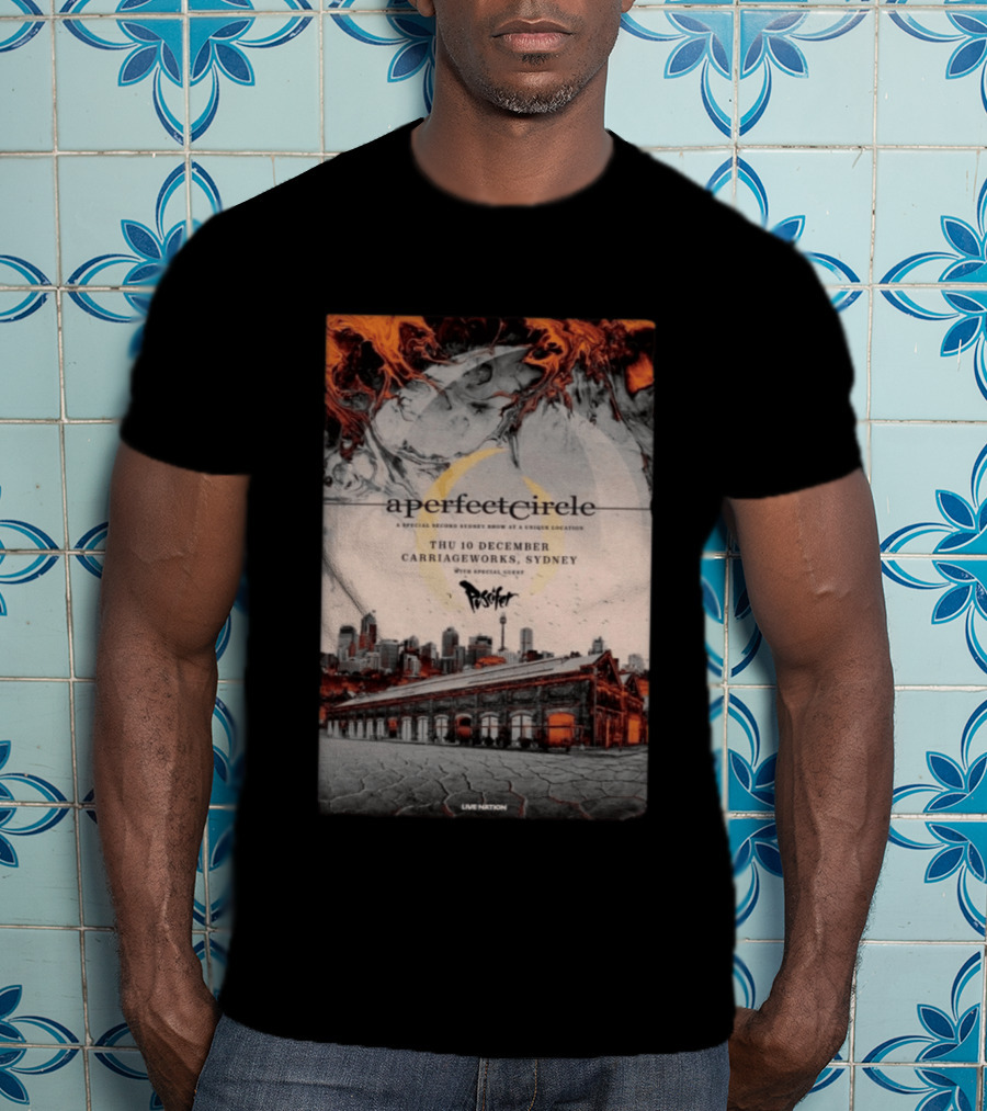 A Perfect Circle Thu 10 December Carriageworks Sydney Special Sunset Show With Puscifer T-Shirt