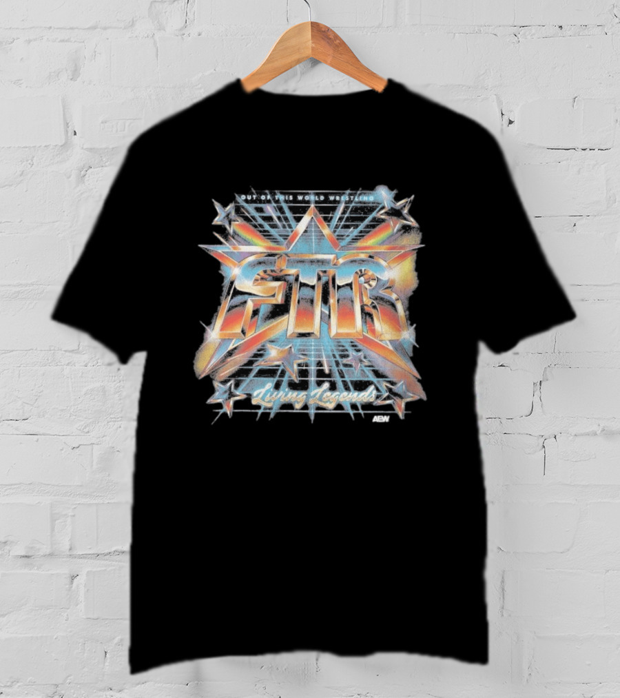 AEW FTR Living Legends Out Of This World Wrestling T-Shirt