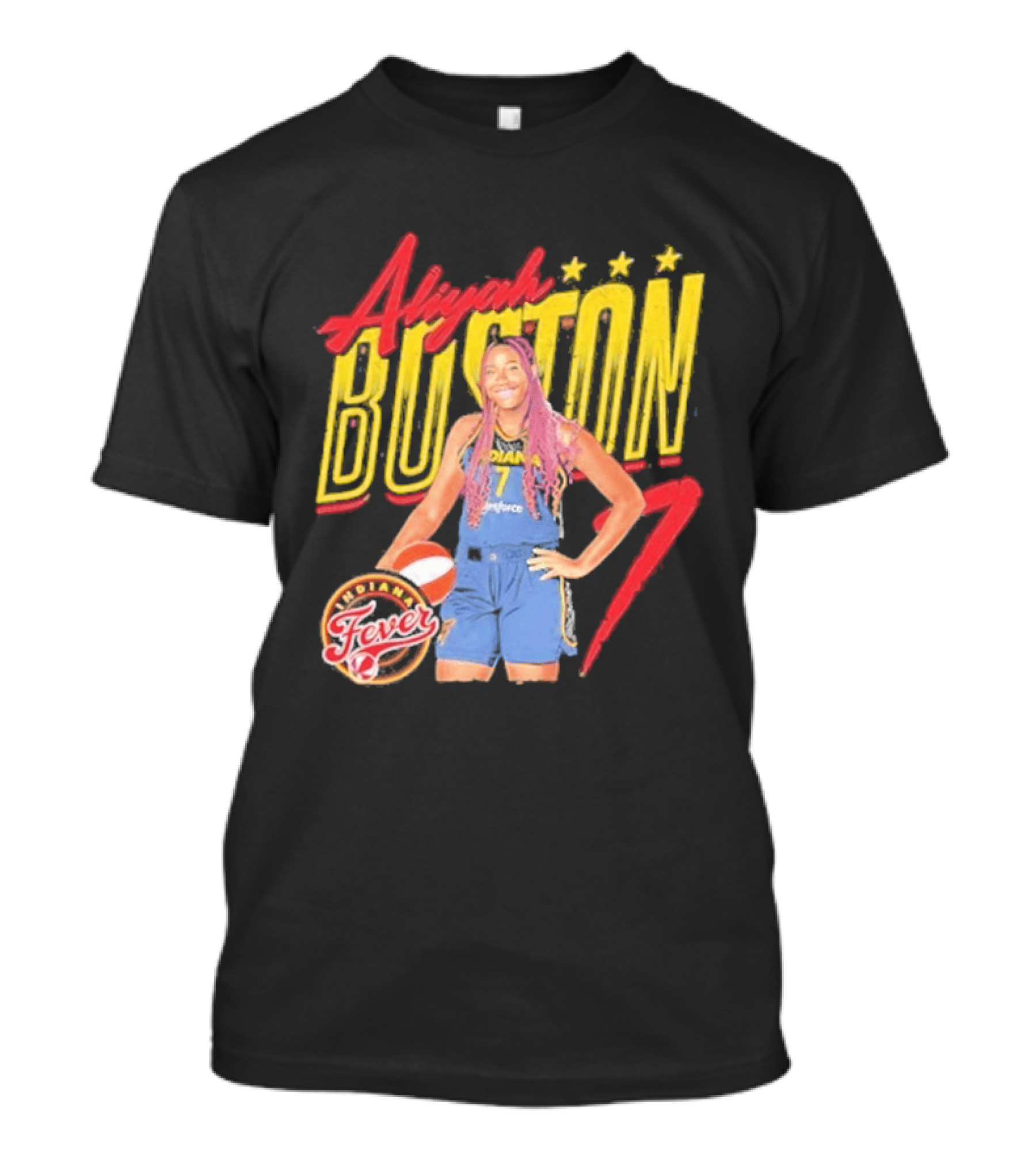 Aliyah Boston 7 Fever WNBA Basketball Star T-Shirt