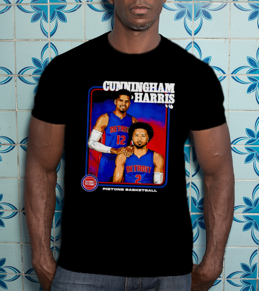 Cunningham Harris Detroit Pistons Basketball 2026 T-Shirt