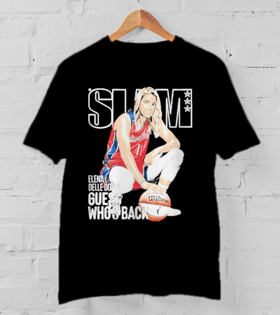 Elena Delle Donne Guess Who's Back Slam 238 Washington Basketball T-Shirt