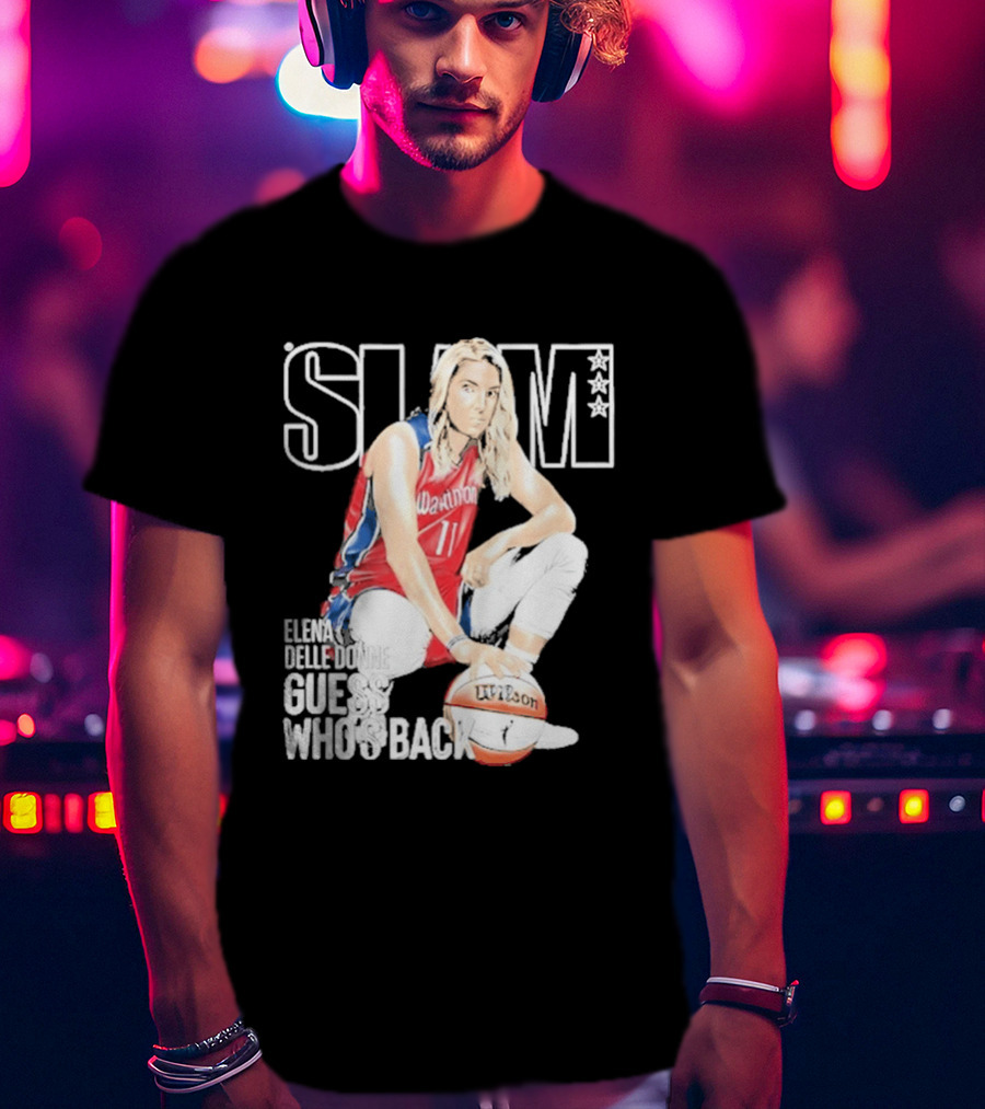 Elena Delle Donne Guess Who's Back Slam 238 Washington Basketball T-Shirt