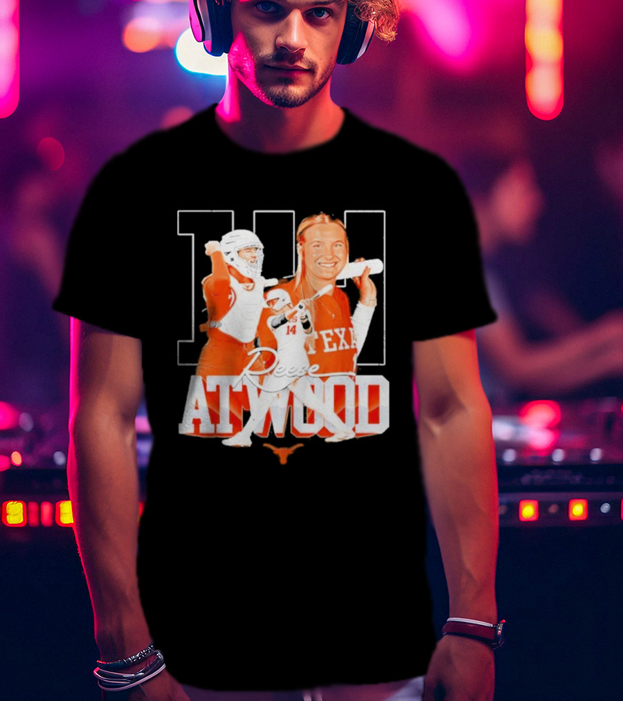 Texas Longhorns Reese Atwood 14 Sports T-Shirt
