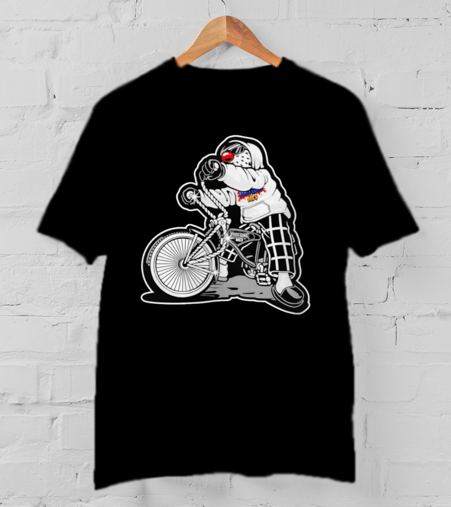 Foos Gone Wild Lowrider Bike Masked T-Shirt