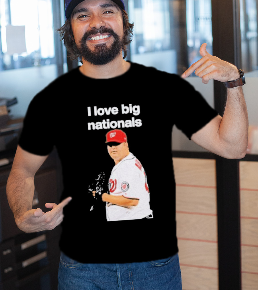I Love Big Nationals Baseball Matt Albers T-Shirt
