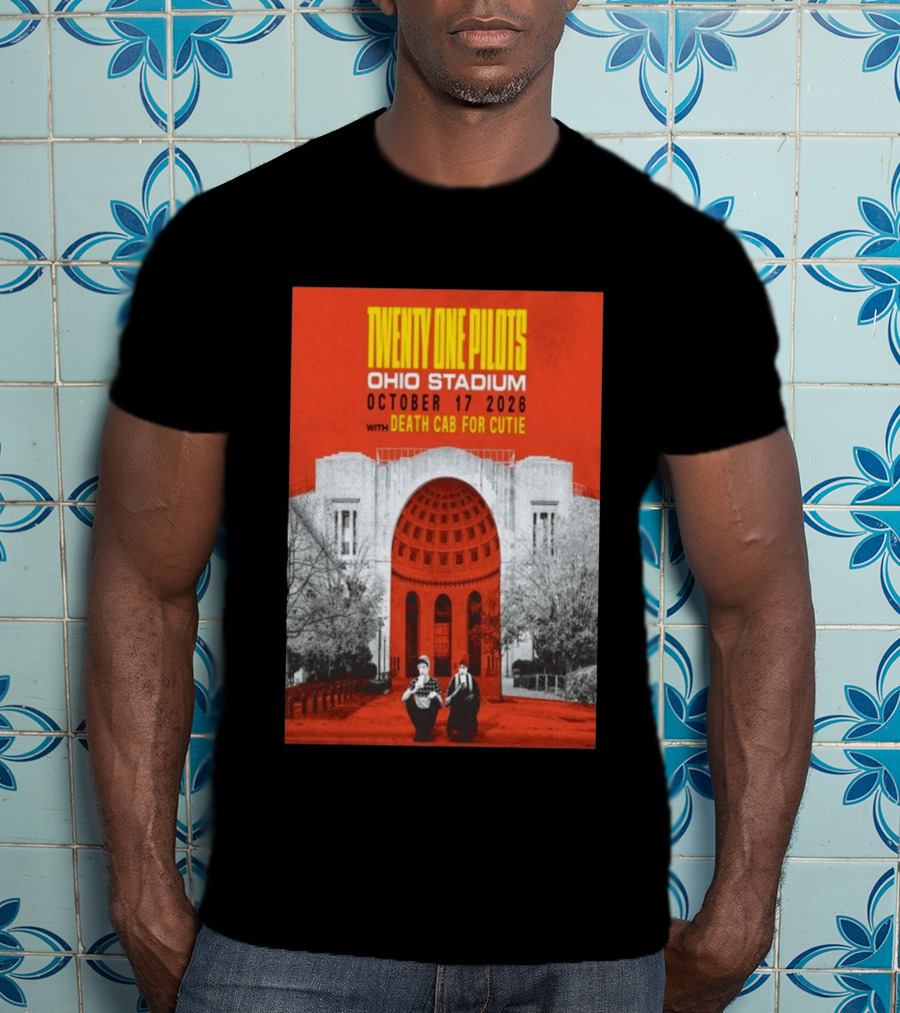 Twenty One Pilots Ohio Stadium October 17 2026 With Death Cab For Cutie T-Shirt