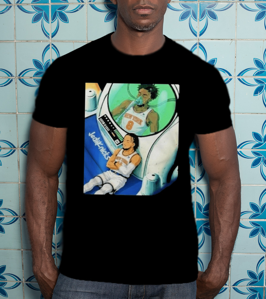 Jalen Brunson OG Anunoby New York Knicks 2026 Jedi+Knicks T-Shirt