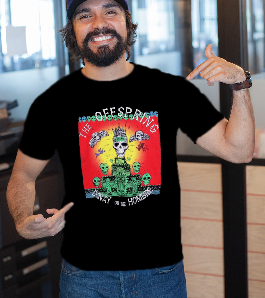 The Offspring Ixnay On The Hombre Skeleton Skulls Crown T-Shirt