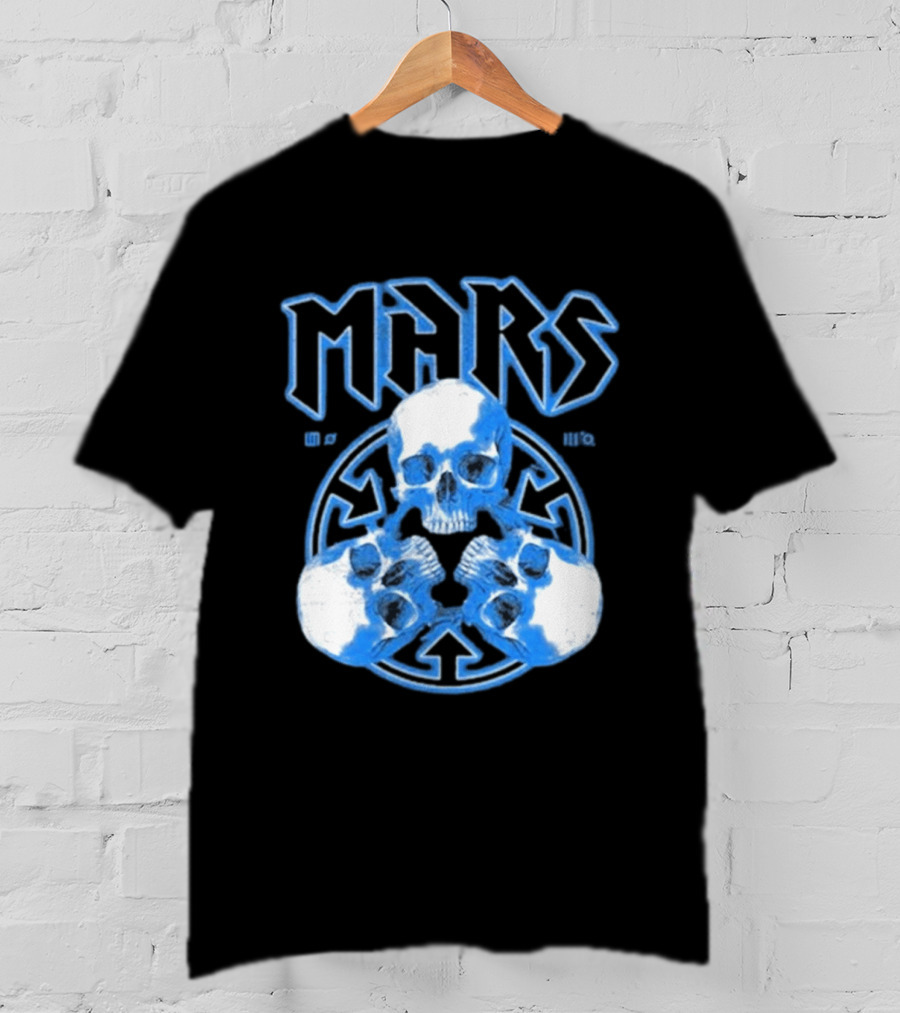 Thirty Seconds To Mars Blue Skulls European Tour 2027 T-Shirt