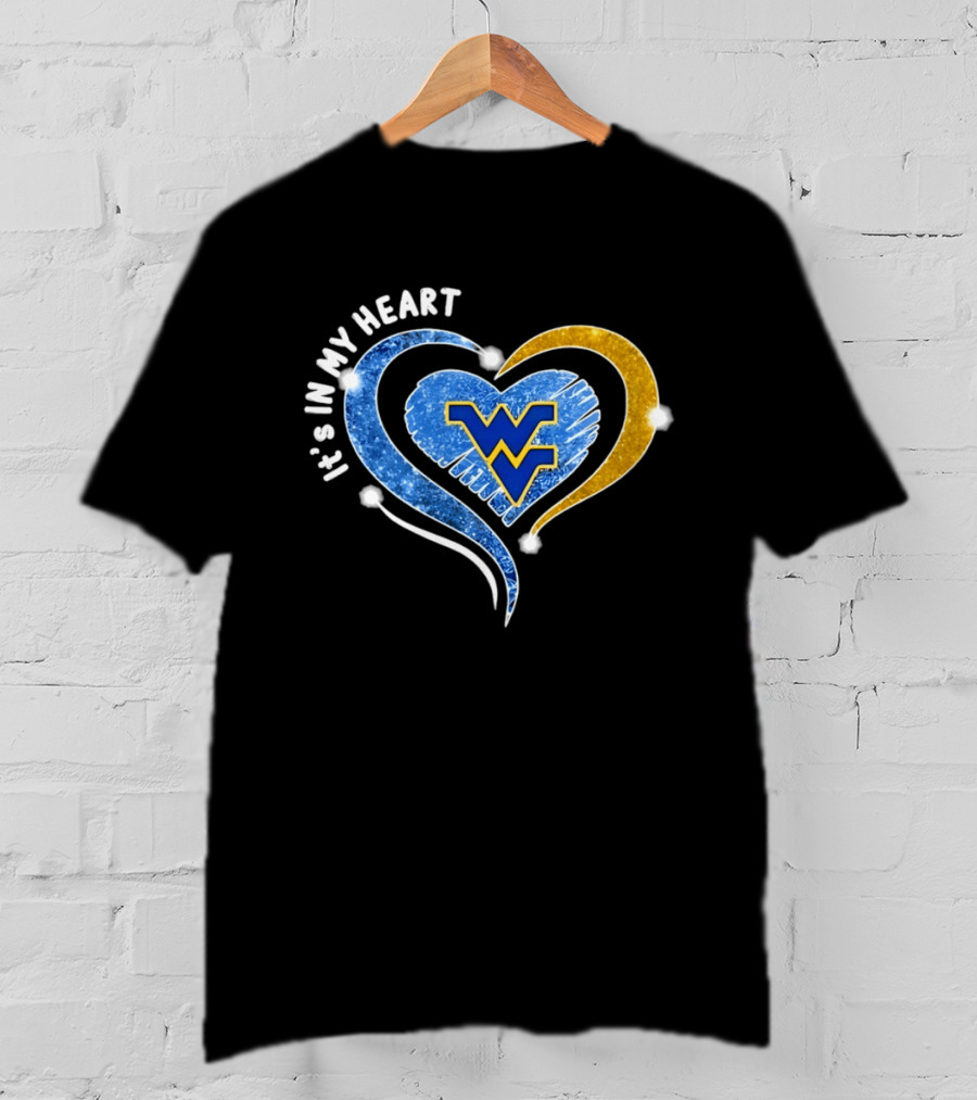 West Virginia Mountaineers WVU It's In My Heart Football 2026 T-Shirt