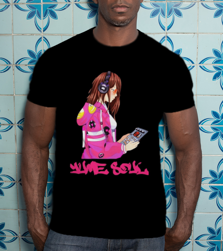 Yume Soul Anime Girl With Headphones And Game Controller T-Shirt