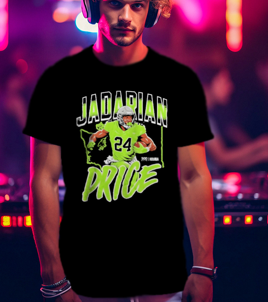 Jadarian Price 24 Seattle Football Running Back T-Shirt