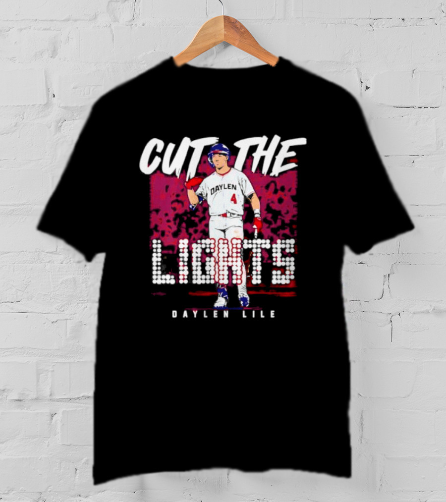 Daylen Lile Cut The Lights Washington Nationals MLB T-Shirt