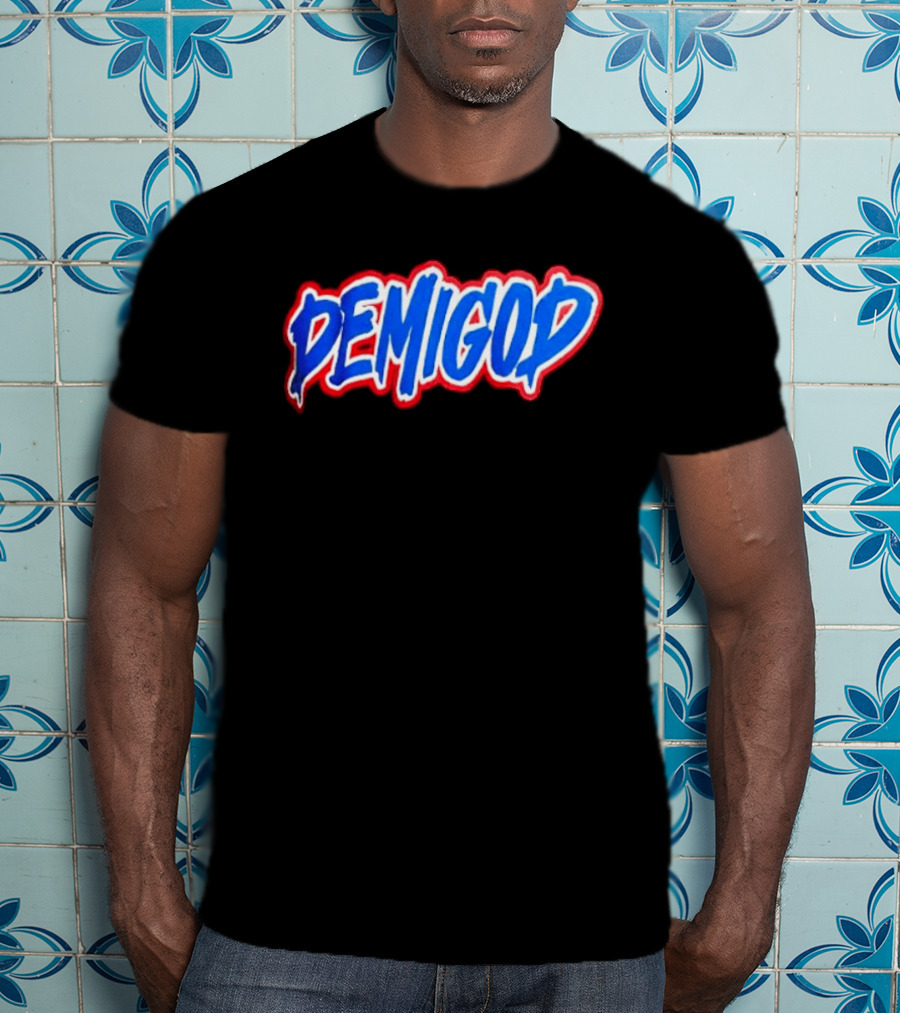 Demigod Greek Mythology Blue Red T-Shirt