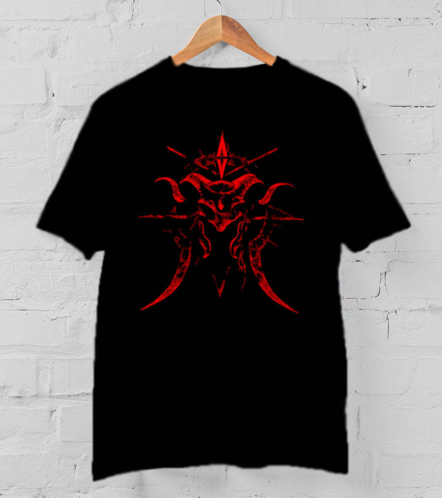 Diablo 4 Spiritborn Vessel Of Hatred Red Demon Glyph T-Shirt