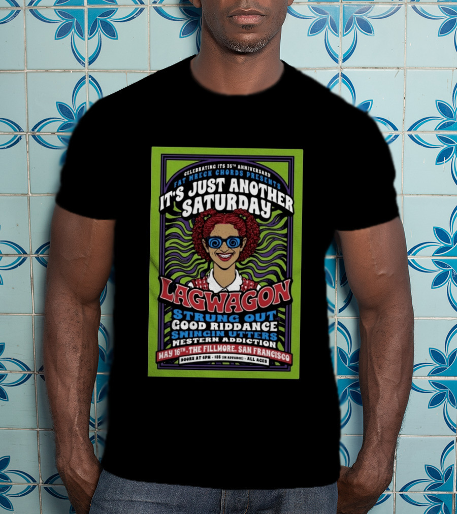 Lagwagon San Francisco CA May 16 2026 Tour T-Shirt