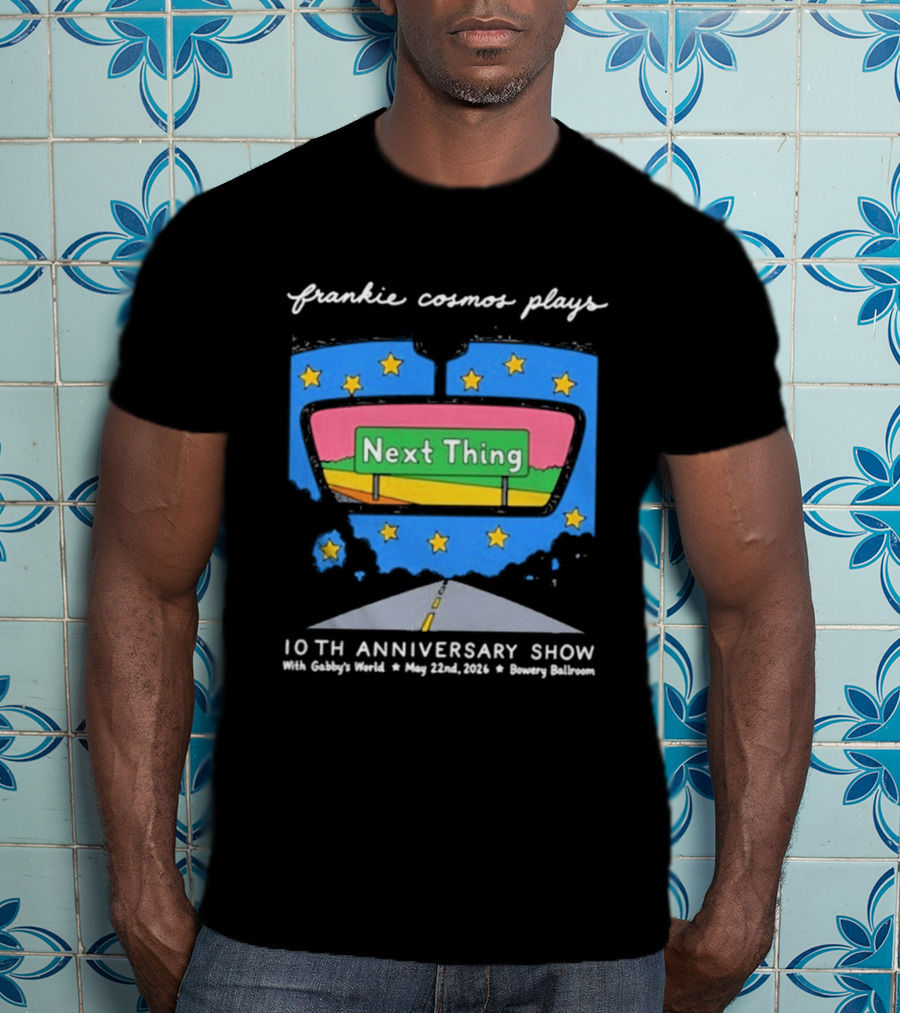 Frankie Cosmos 10th Anniversary Show May 22 2026 Bowery Ballroom Next Thing Live Performance T-Shirt