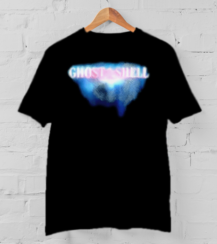 Ghost In The Shell Blue Illusion Polka Dot T-Shirt