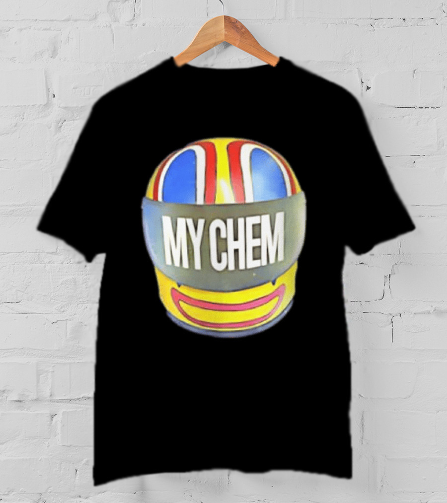My Chem Helmet My Chemical Romance Music Lover Vibrant Racing T-Shirt