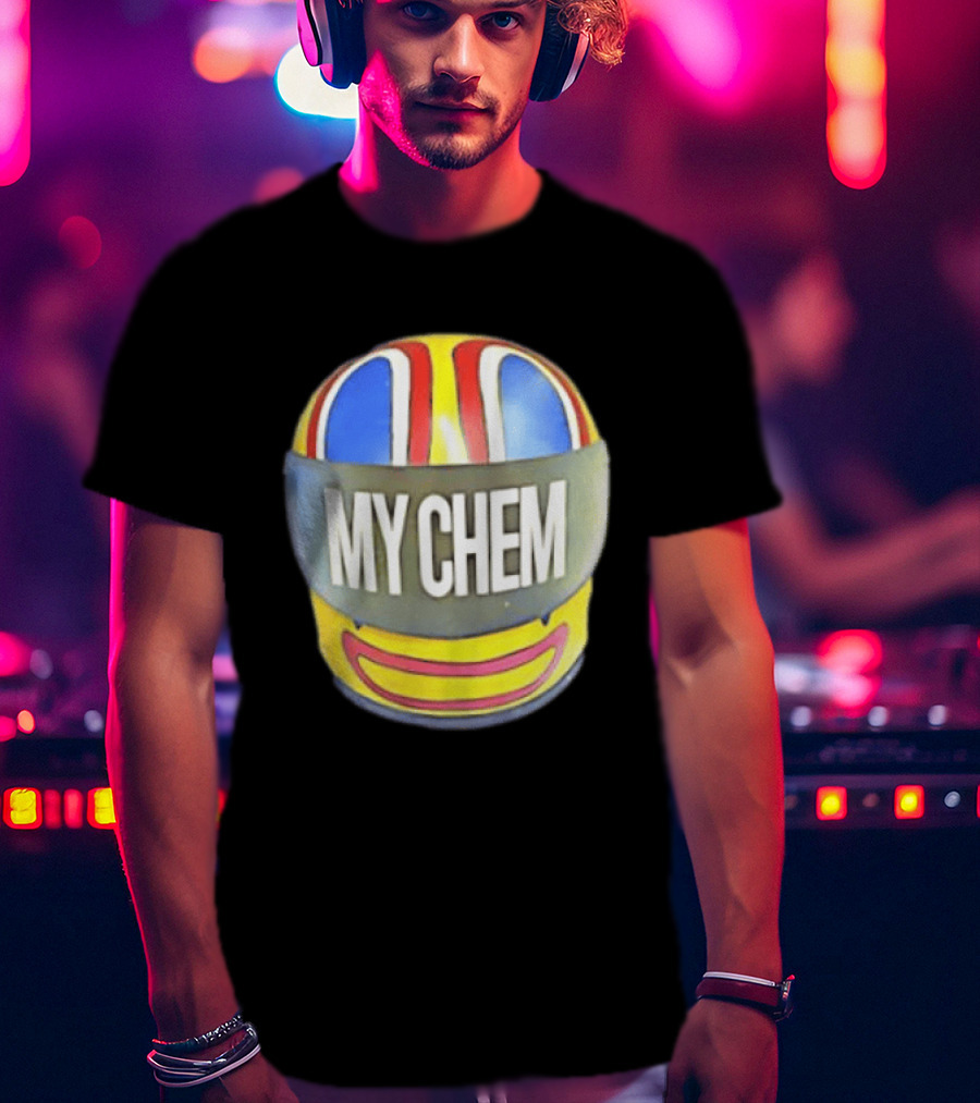 My Chem Helmet My Chemical Romance Music Lover Vibrant Racing T-Shirt