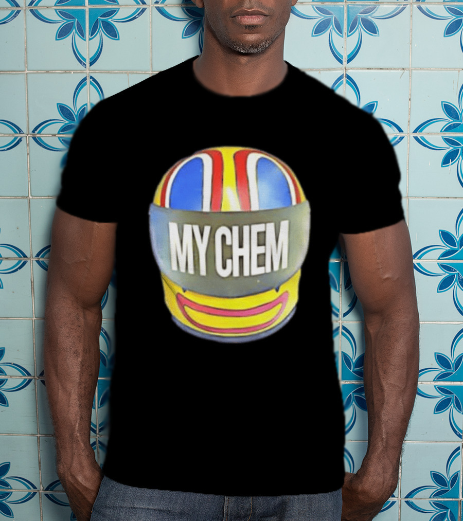 My Chem Helmet My Chemical Romance Music Lover Vibrant Racing T-Shirt