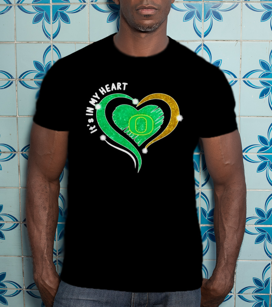 Oregon Ducks Heart 2026 Football Fan Pride T-Shirt
