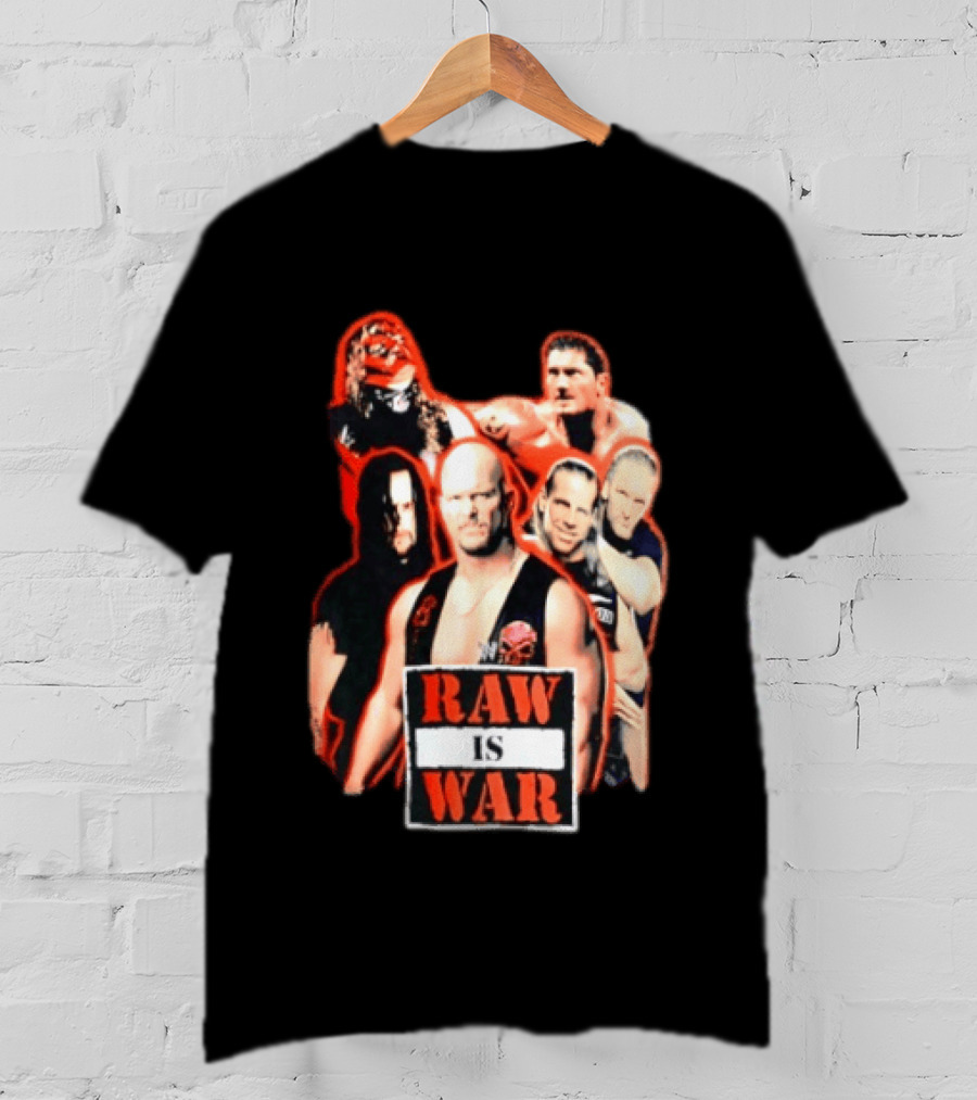 WWE Raw Is War Legends Kane Stone Cold Undertaker Shawn Michaels Triple H T-Shirt