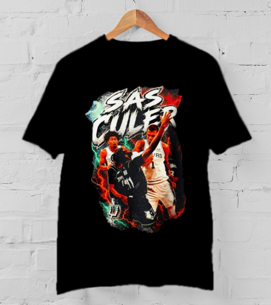San Antonio Spurs SAS Culero NBA Basketball Dylan Harper Storm T-Shirt