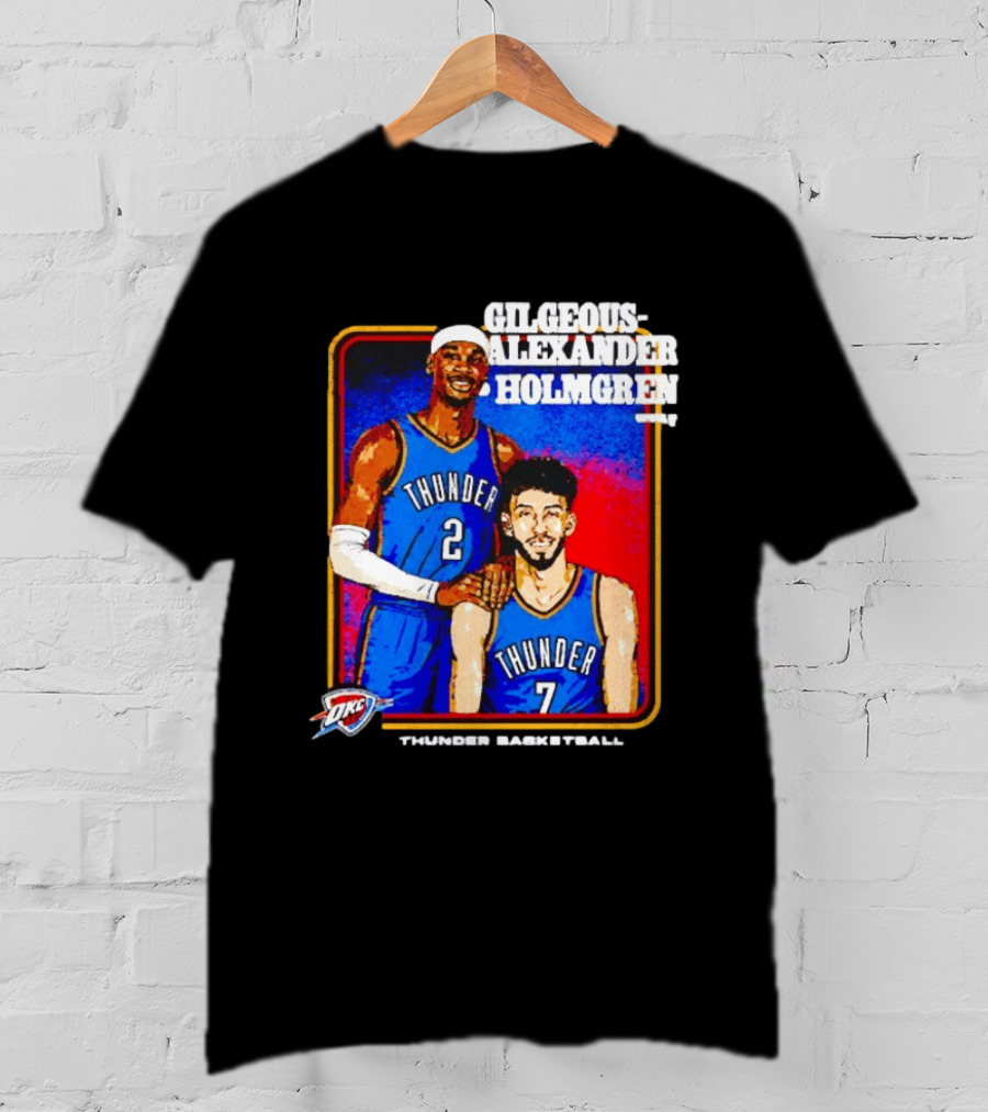 Gilgeous Alexander Holmgren OKC Thunder Basketball Step Brothers T-Shirt